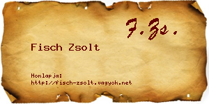 Fisch Zsolt névjegykártya